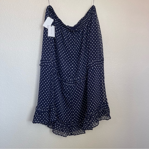 1.State 2X Navy blue polkadot skirt new with tag - Picture 5 of 15